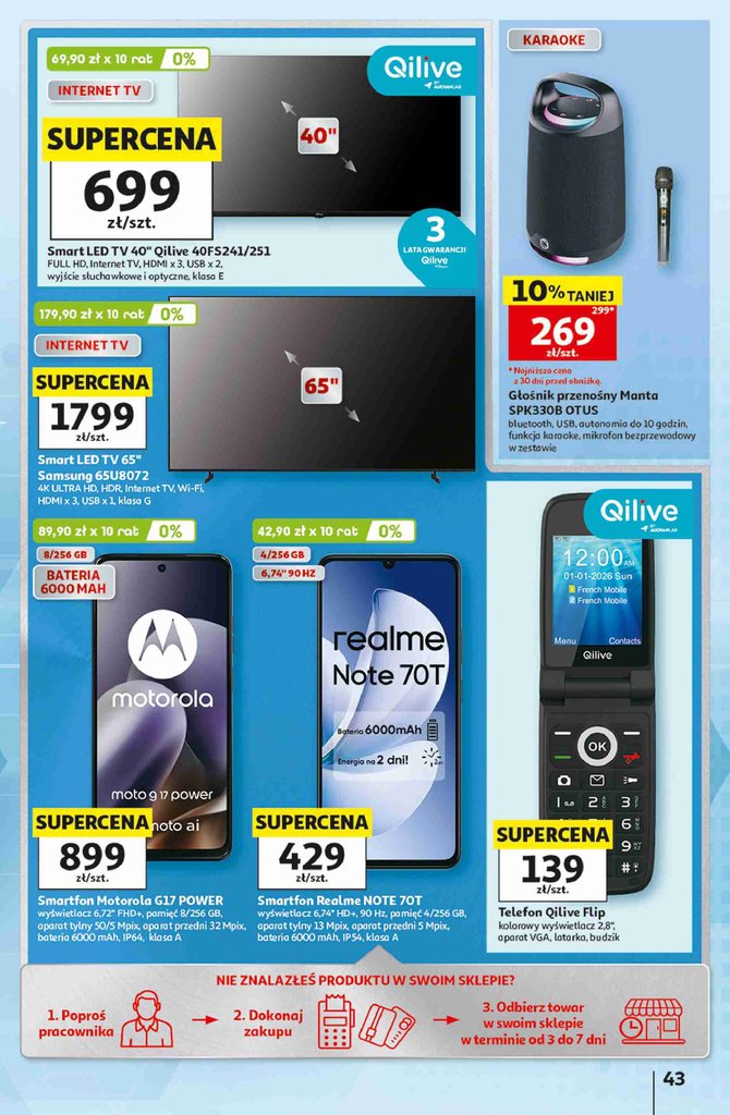 Auchan gazetka promocyjna 01.10-07.10.2026 — strona 43 z 49