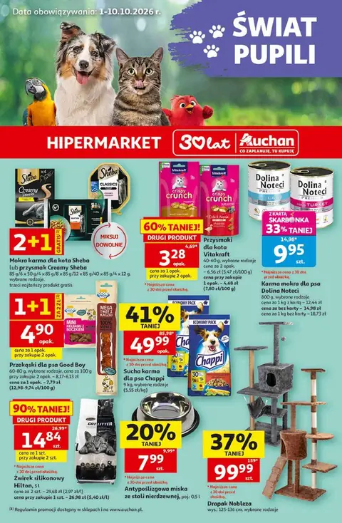 Auchan gazetka promocyjna 01.10-10.10.2026 — strona 1 z 12