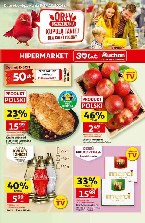 Auchan gazetka promocyjna 08.10-14.10.2026 — strona 1 z 49