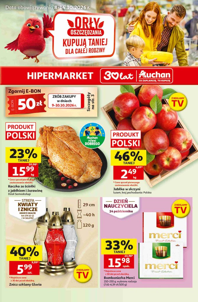 Auchan gazetka promocyjna 08.10-14.10.2026 — strona 1 z 49