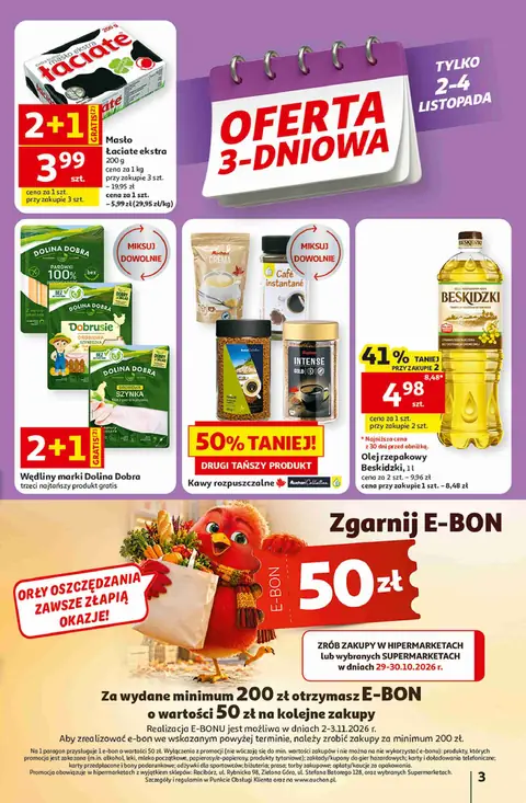 Auchan gazetka promocyjna 29.10-04.11.2026 — strona 3 z 39