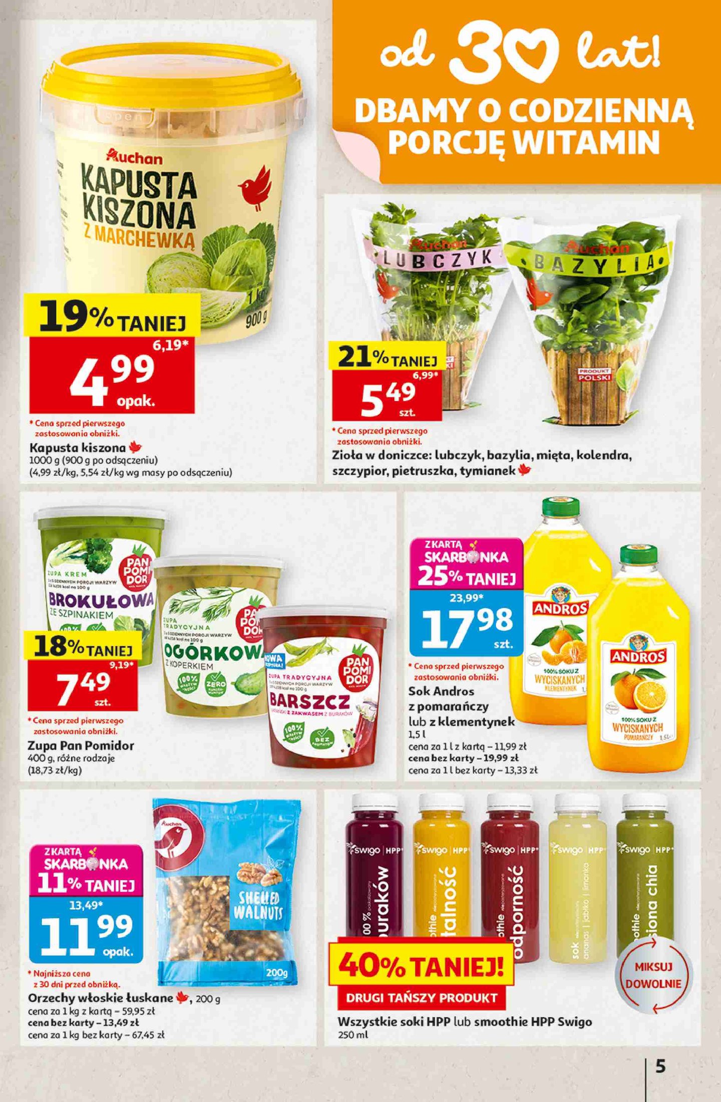 Auchan gazetka promocyjna 29.10-04.11.2026 — strona 5 z 41