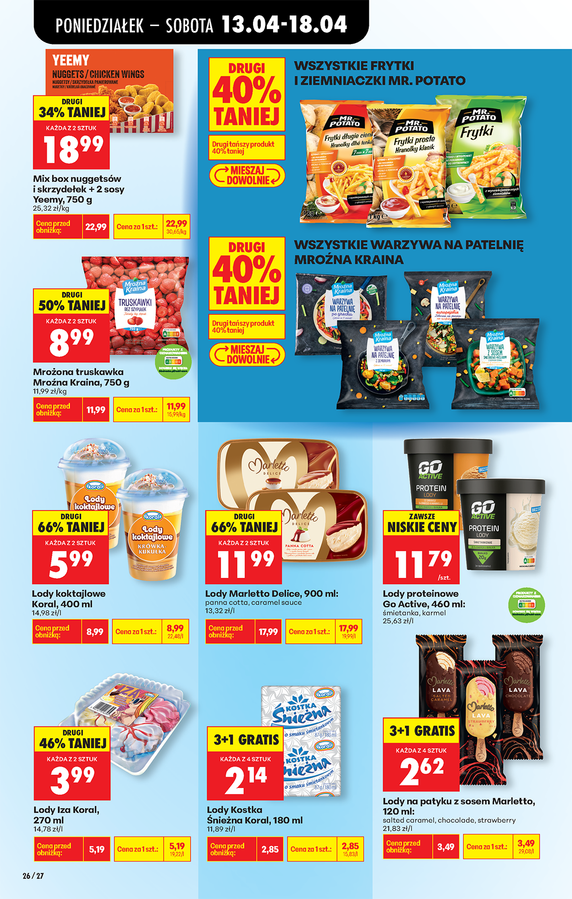 lody na patyku z sosem