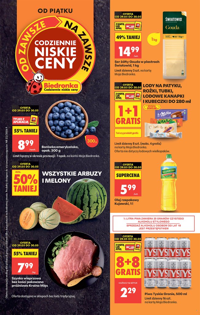 Biedronka gazetka promocyjna 29.05-31.05.2026 — strona 1 z 42
