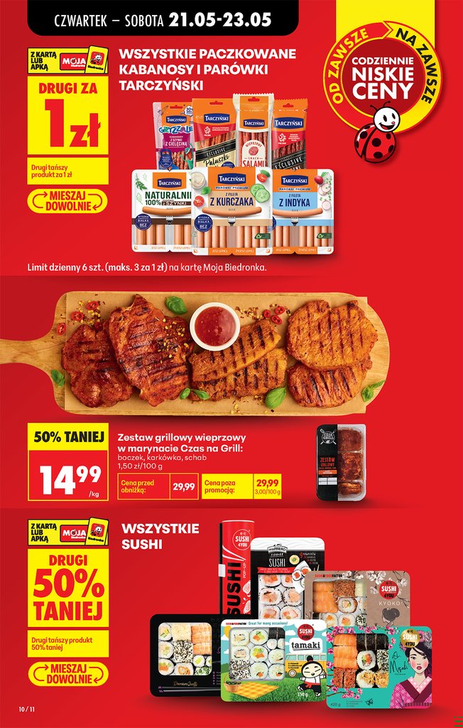 zestaw grillowy wieprzowy w marynacie Czas na Grill