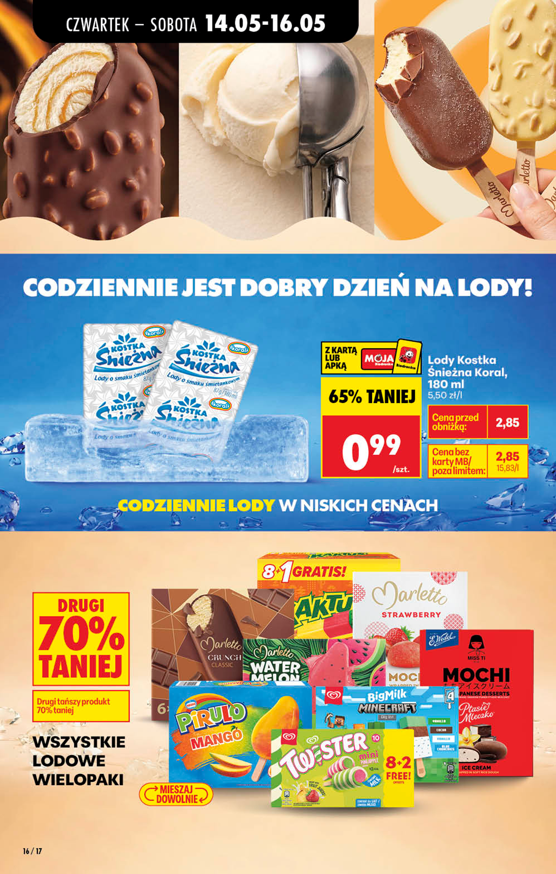 lody kostka śnieżna