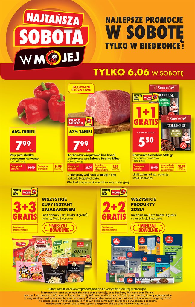 Biedronka gazetka promocyjna 06.06.2026 — strona 1 z 1