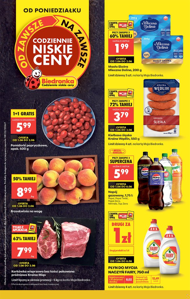 Biedronka gazetka promocyjna 01.06-03.06.2026 — strona 1 z 97