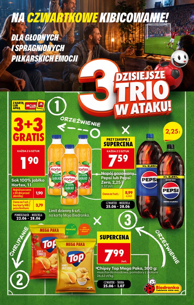 Biedronka gazetka promocyjna 25.06-27.06.2026 — strona 1 z 5