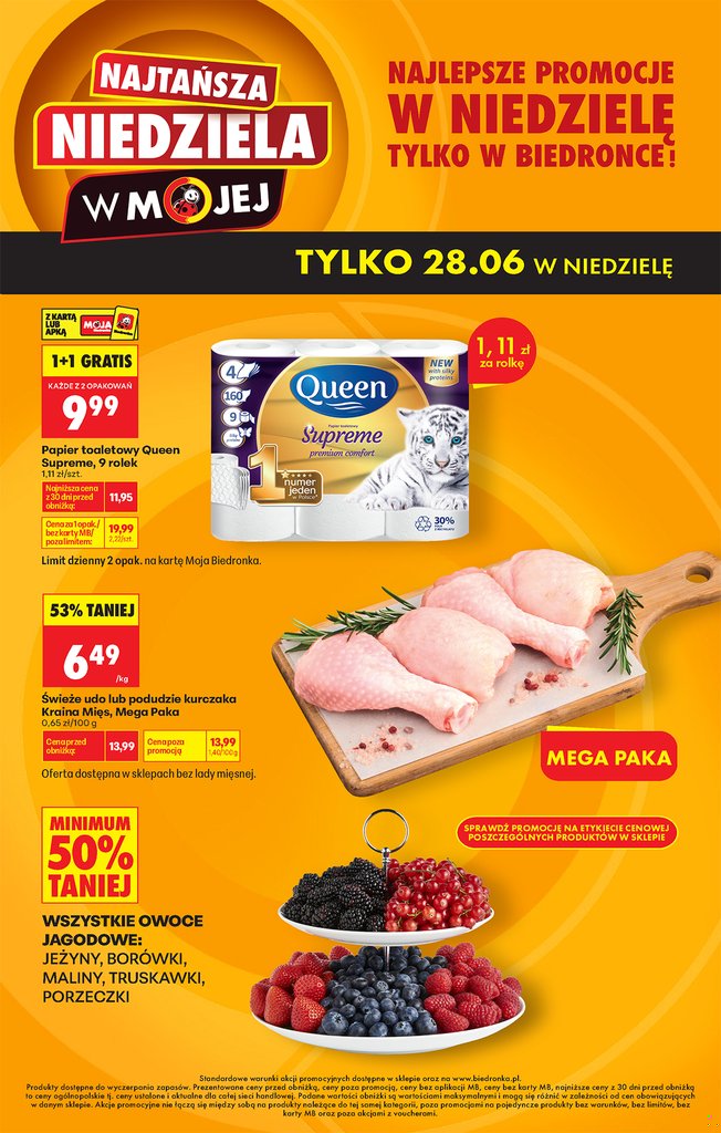 Biedronka gazetka promocyjna 28.06.2026 — strona 1 z 3