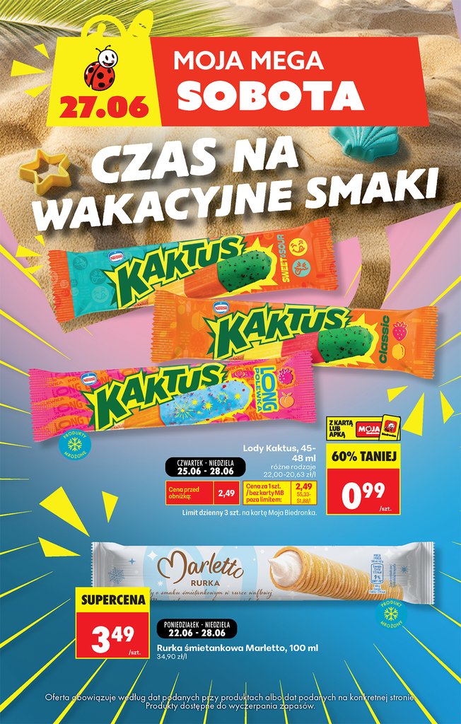 Biedronka gazetka promocyjna 22.06-28.06.2026 — strona 1 z 6