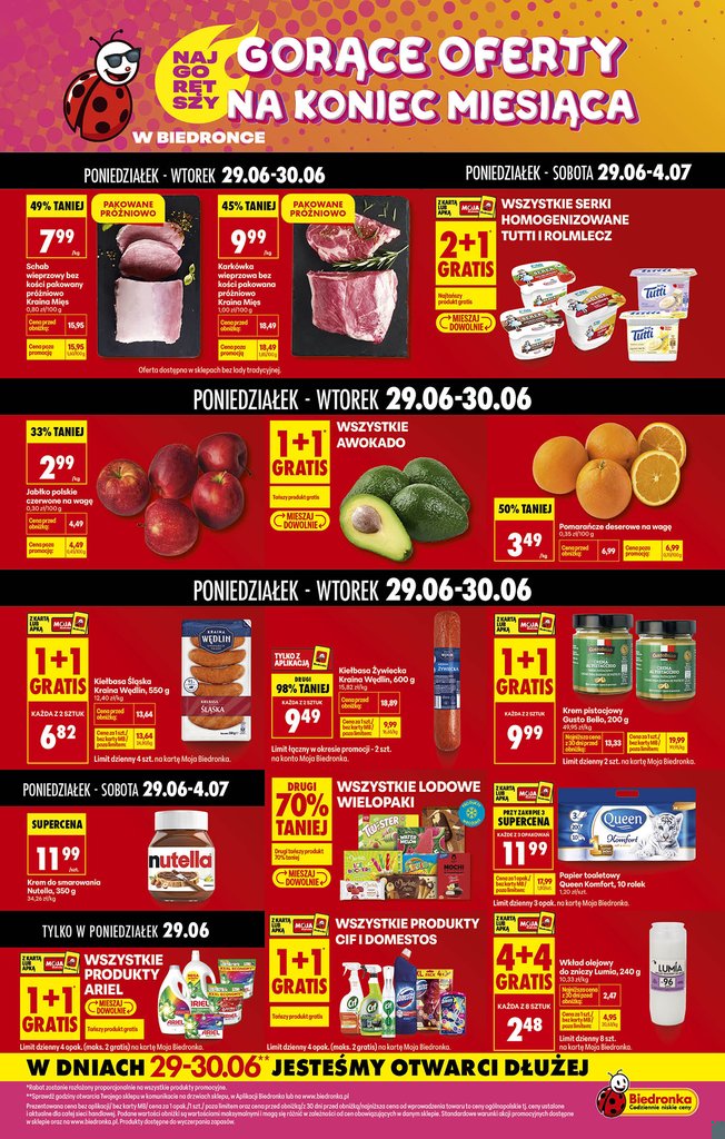 Biedronka gazetka promocyjna 29.06-01.07.2026 — strona 1 z 2