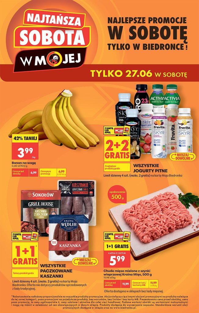 Biedronka gazetka promocyjna 25.06-28.06.2026 — strona 1 z 4