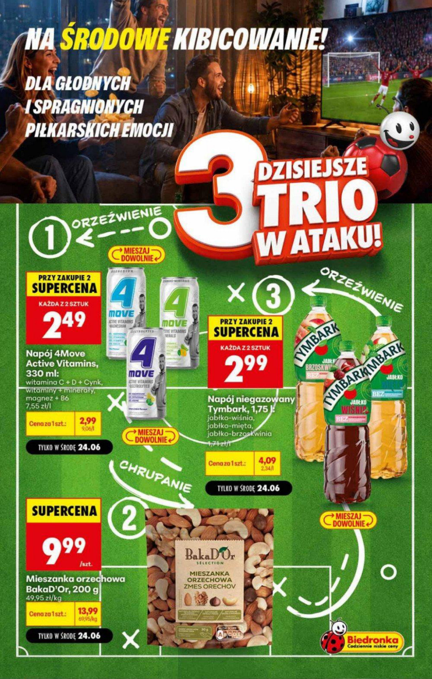 Biedronka gazetka promocyjna 24.06.2026 — strona 1 z 4