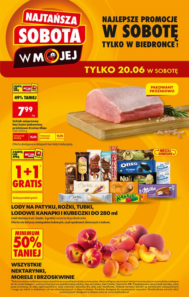 Biedronka gazetka promocyjna 20.06.2026 — strona 1 z 1