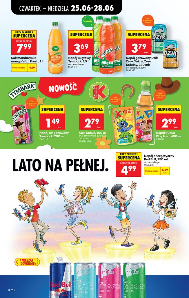 napój niegazowany
