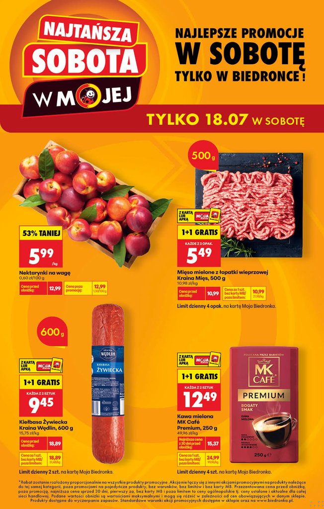 Biedronka gazetka promocyjna 18.07.2026 — strona 1 z 4