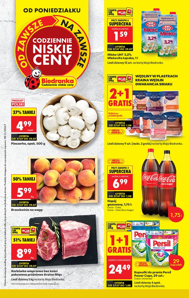 Biedronka gazetka promocyjna 27.07-01.08.2026 — strona 1 z 86