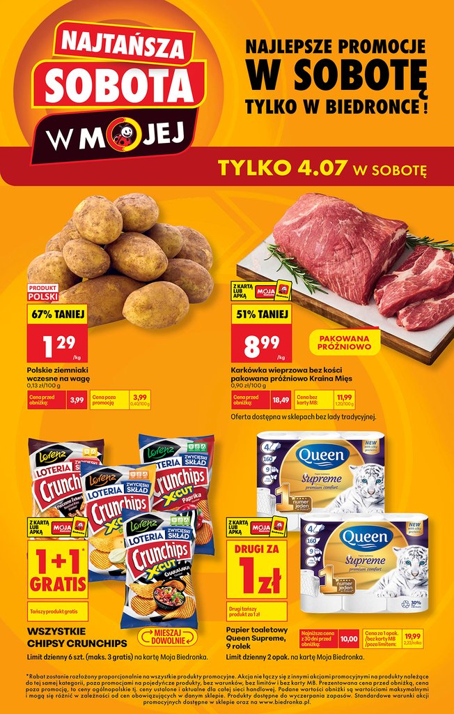 Biedronka gazetka promocyjna 04.07.2026 — strona 1 z 1