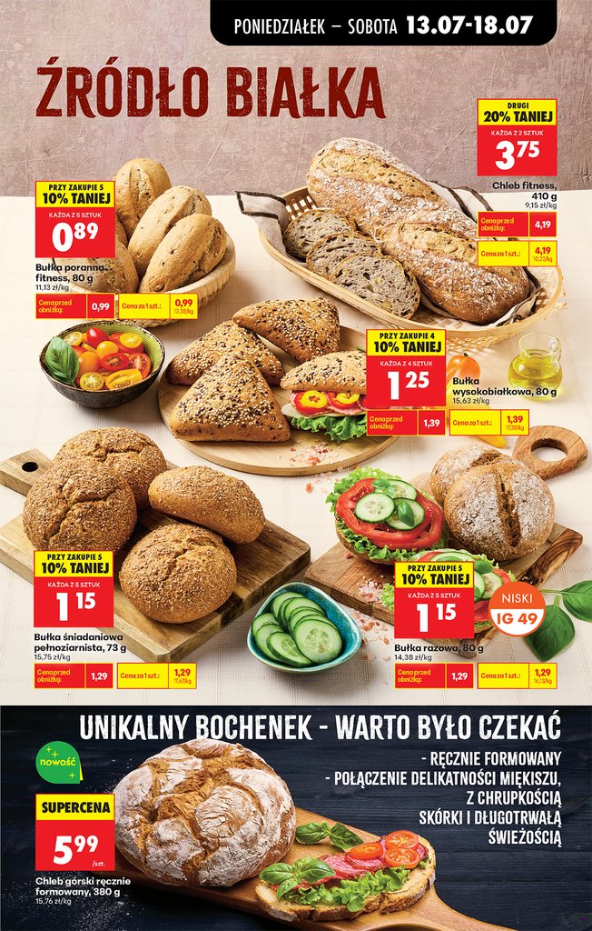 bułka poranna fitness