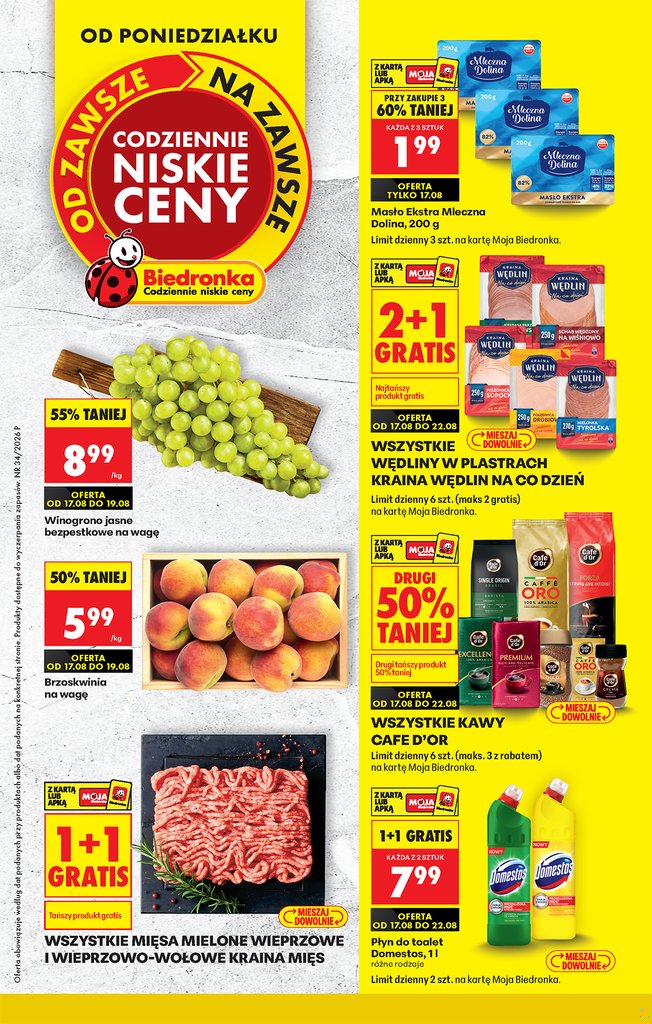 Biedronka gazetka promocyjna 17.08-19.08.2026 — strona 1 z 90
