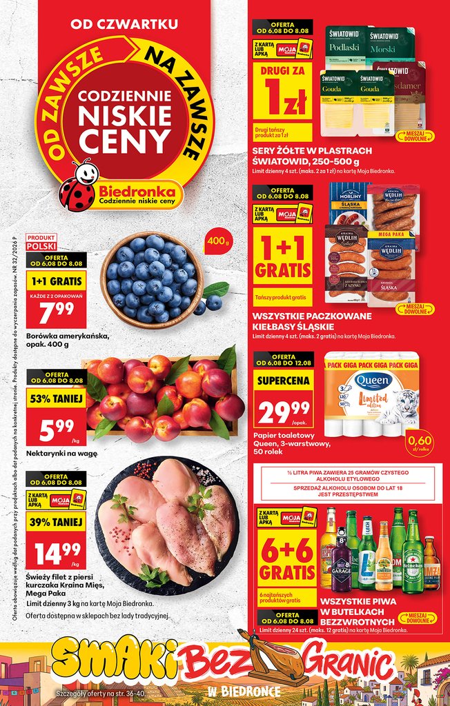 Biedronka gazetka promocyjna 06.08-08.08.2026 — strona 1 z 88