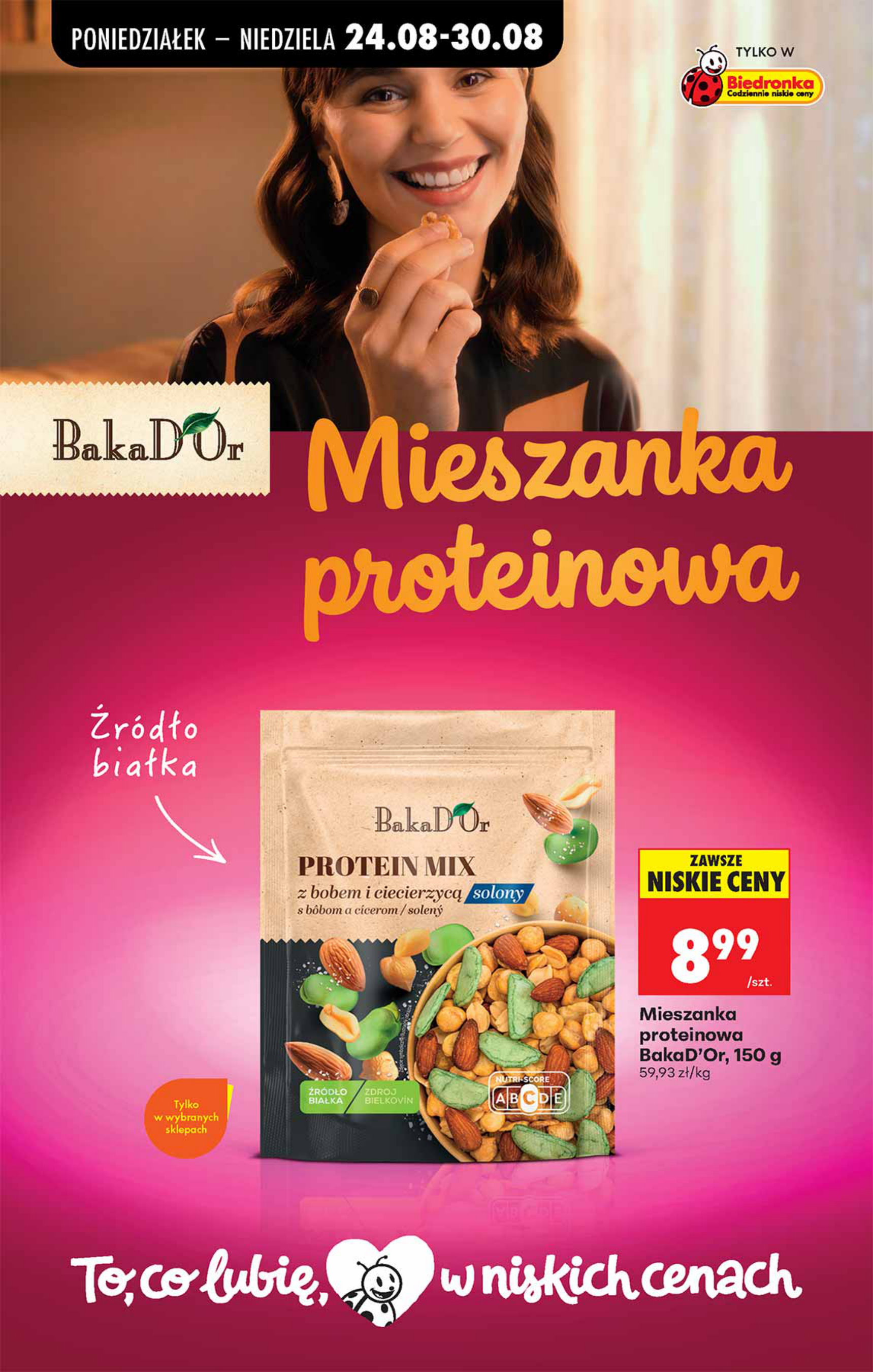 Biedronka gazetka promocyjna 24.08-30.08.2026 — strona 1 z 2