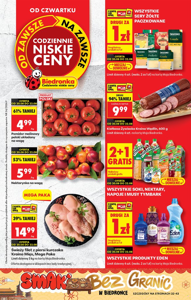 Biedronka gazetka promocyjna 20.08-22.08.2026 — strona 1 z 64
