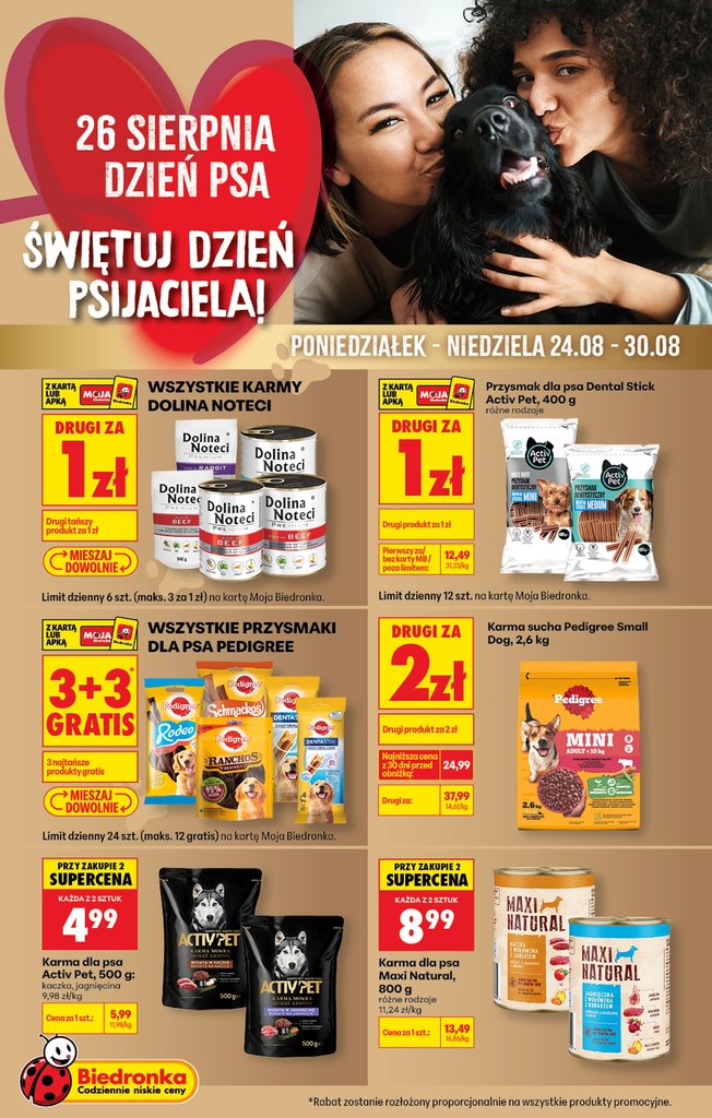Biedronka gazetka promocyjna 24.08-30.08.2026 — strona 1 z 2