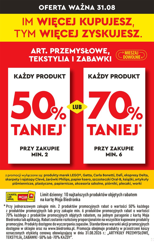Biedronka gazetka promocyjna 31.08-12.09.2026 — strona 43 z 113