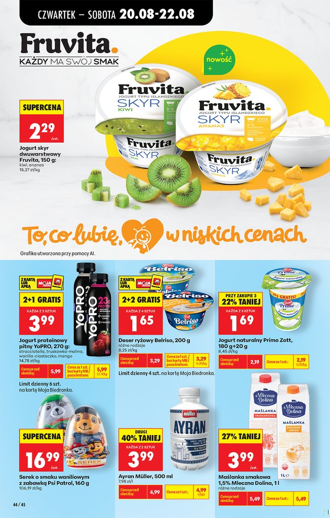 Biedronka gazetka promocyjna 20.08-22.08.2026 — strona 58 z 64