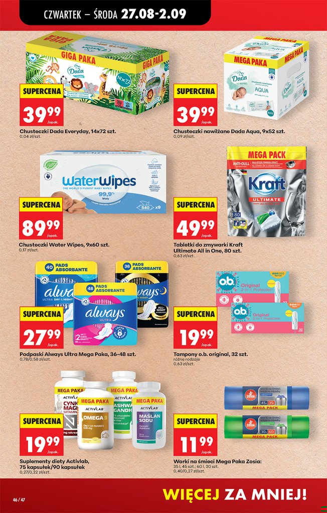 Biedronka gazetka promocyjna 27.08-02.09.2026 — strona 62 z 85
