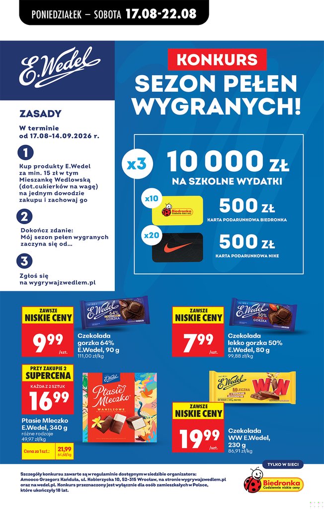 Biedronka gazetka promocyjna 17.08-19.08.2026 — strona 63 z 90