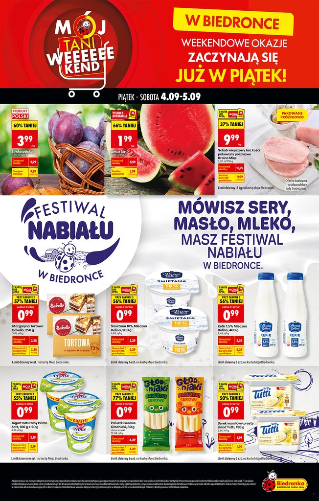 Biedronka gazetka promocyjna 04.09-05.09.2026 — strona 1 z 2