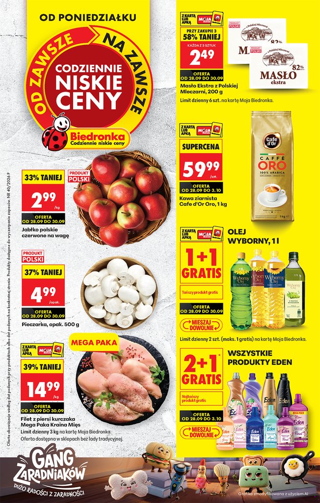 Biedronka gazetka promocyjna 28.09-10.10.2026 — strona 1 z 106