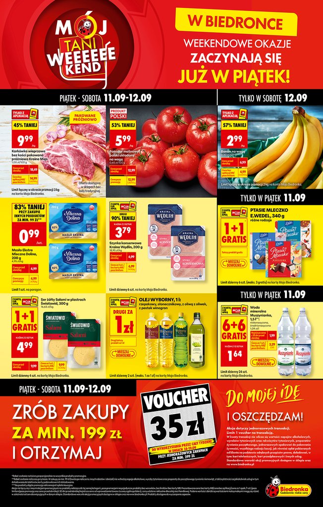 Biedronka gazetka promocyjna 11.09-12.09.2026 — strona 1 z 2