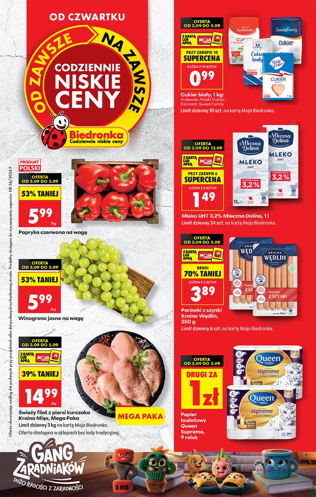 Biedronka gazetka promocyjna 03.09-05.09.2026 — strona 1 z 75