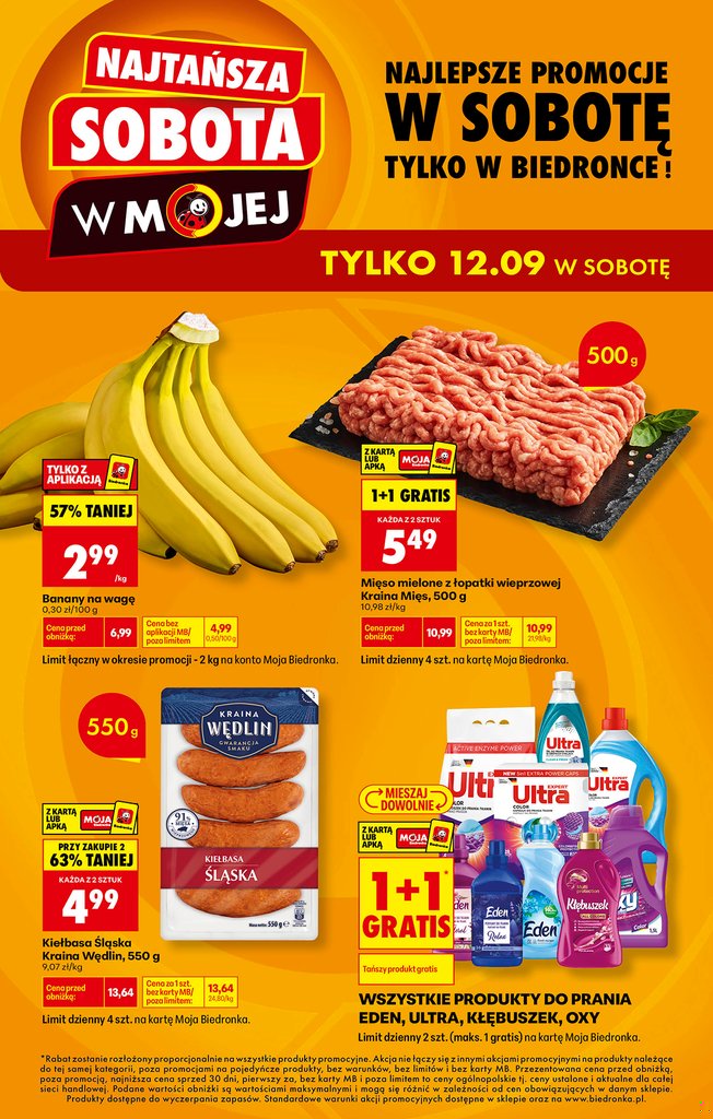 Biedronka gazetka promocyjna 12.09.2026 — strona 1 z 2