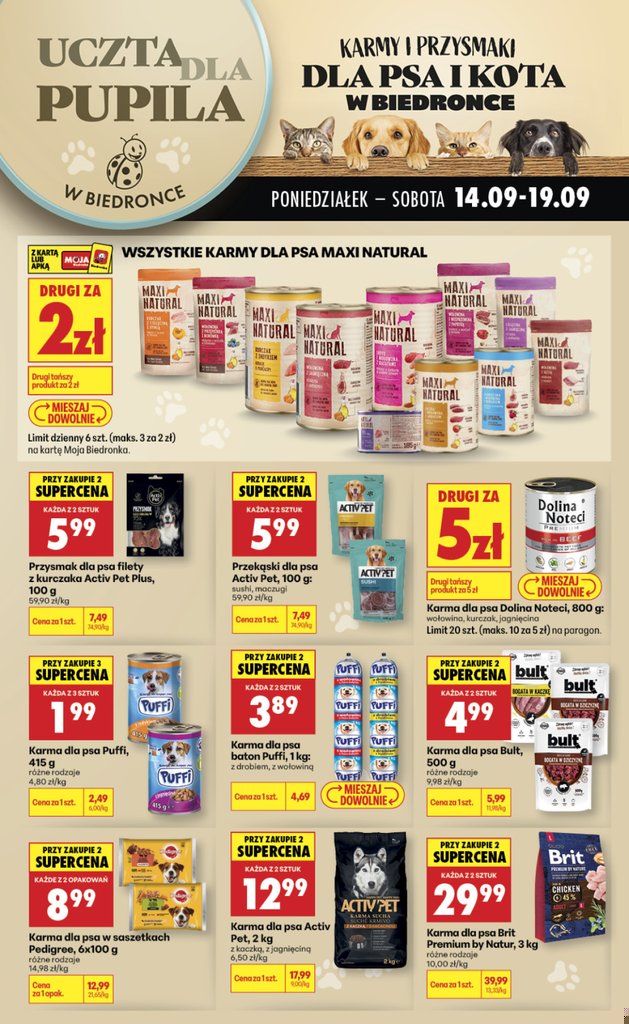 Biedronka gazetka promocyjna 14.09-19.09.2026 — strona 1 z 2