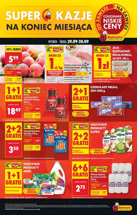 Biedronka gazetka promocyjna 29.09-30.09.2026 — strona 1 z 6