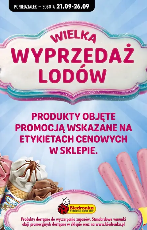 Biedronka gazetka promocyjna 21.09-26.09.2026 — strona 1 z 4