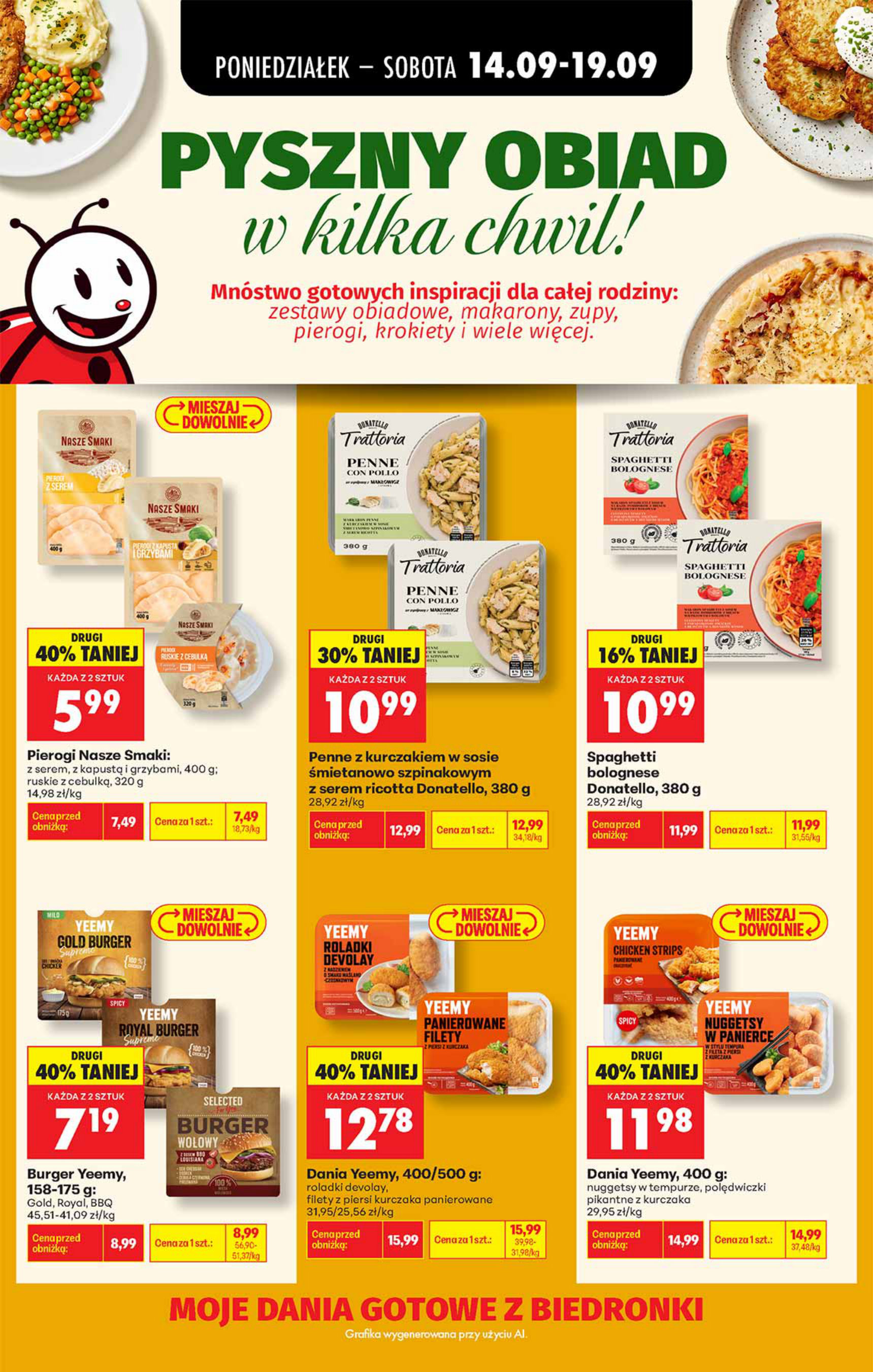Biedronka gazetka promocyjna 14.09-19.09.2026 — strona 1 z 2