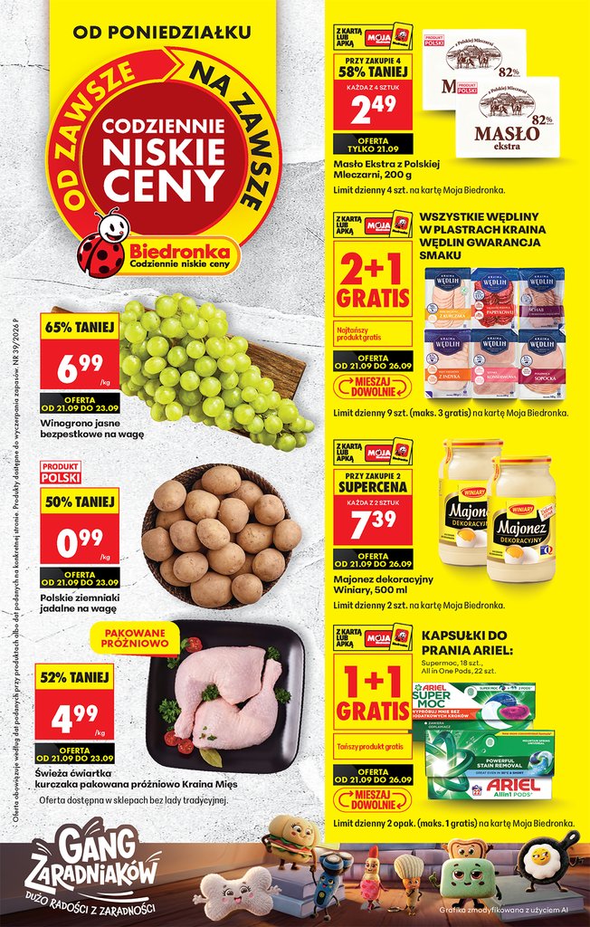 Biedronka gazetka promocyjna 21.09-26.09.2026 — strona 1 z 109