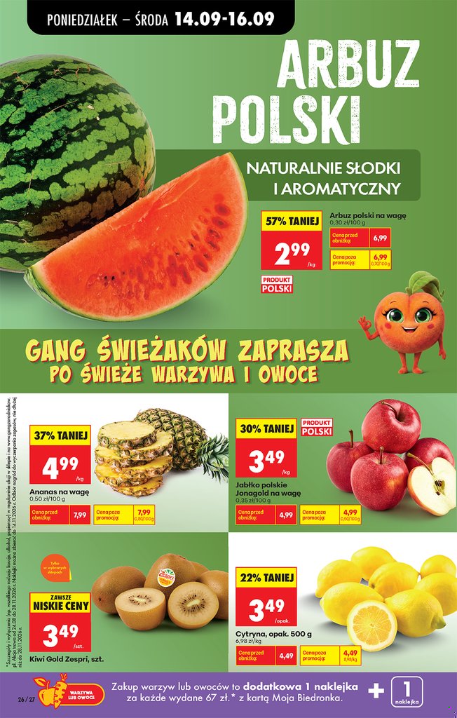 Biedronka gazetka promocyjna 14.09-19.09.2026 — strona 36 z 99