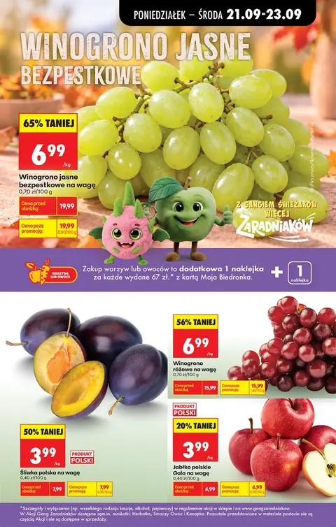 Biedronka gazetka promocyjna 21.09-26.09.2026 — strona 45