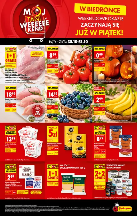 Biedronka gazetka promocyjna 30.10-31.10.2026 — strona 1