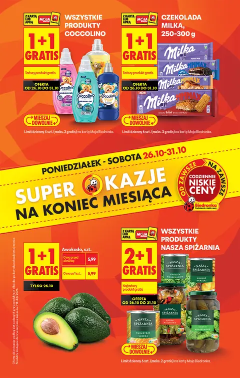 Biedronka gazetka promocyjna 26.10-31.10.2026 — strona 1 z 8