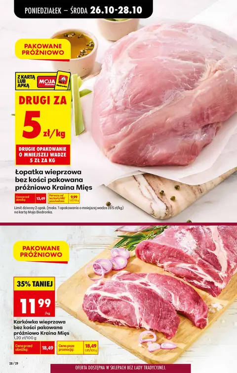 Biedronka gazetka promocyjna 26.10-28.10.2026 — strona 1 z 6