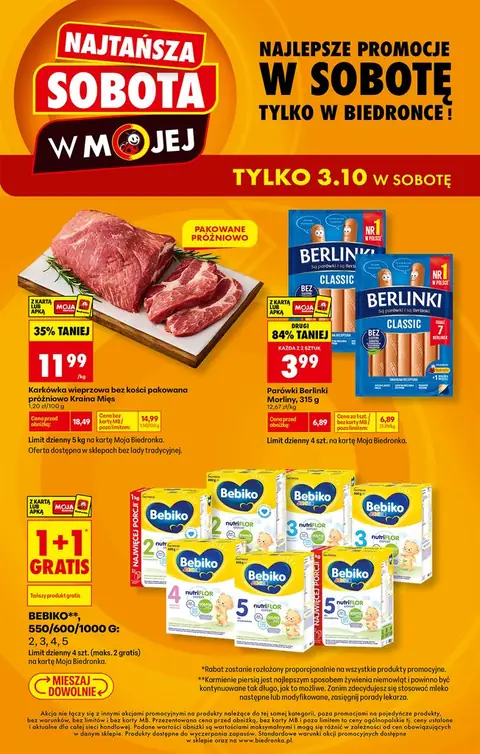 Biedronka gazetka promocyjna 03.10.2026 — strona 1 z 2