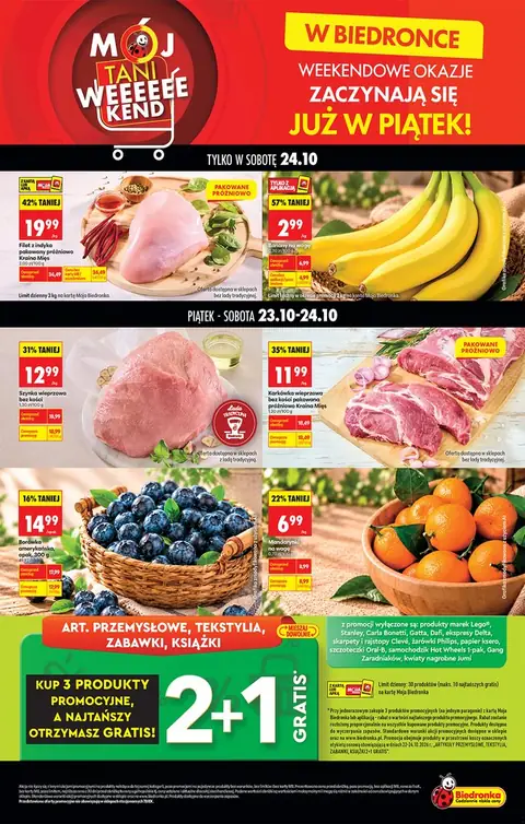 Biedronka gazetka promocyjna 23.10-24.10.2026 — strona 1 z 3